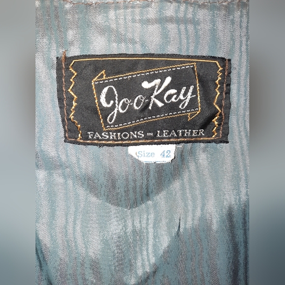 Rich Brown Western Leather Fringe Vest Size 42 Excellent Used Condition - Picture 2 of 7